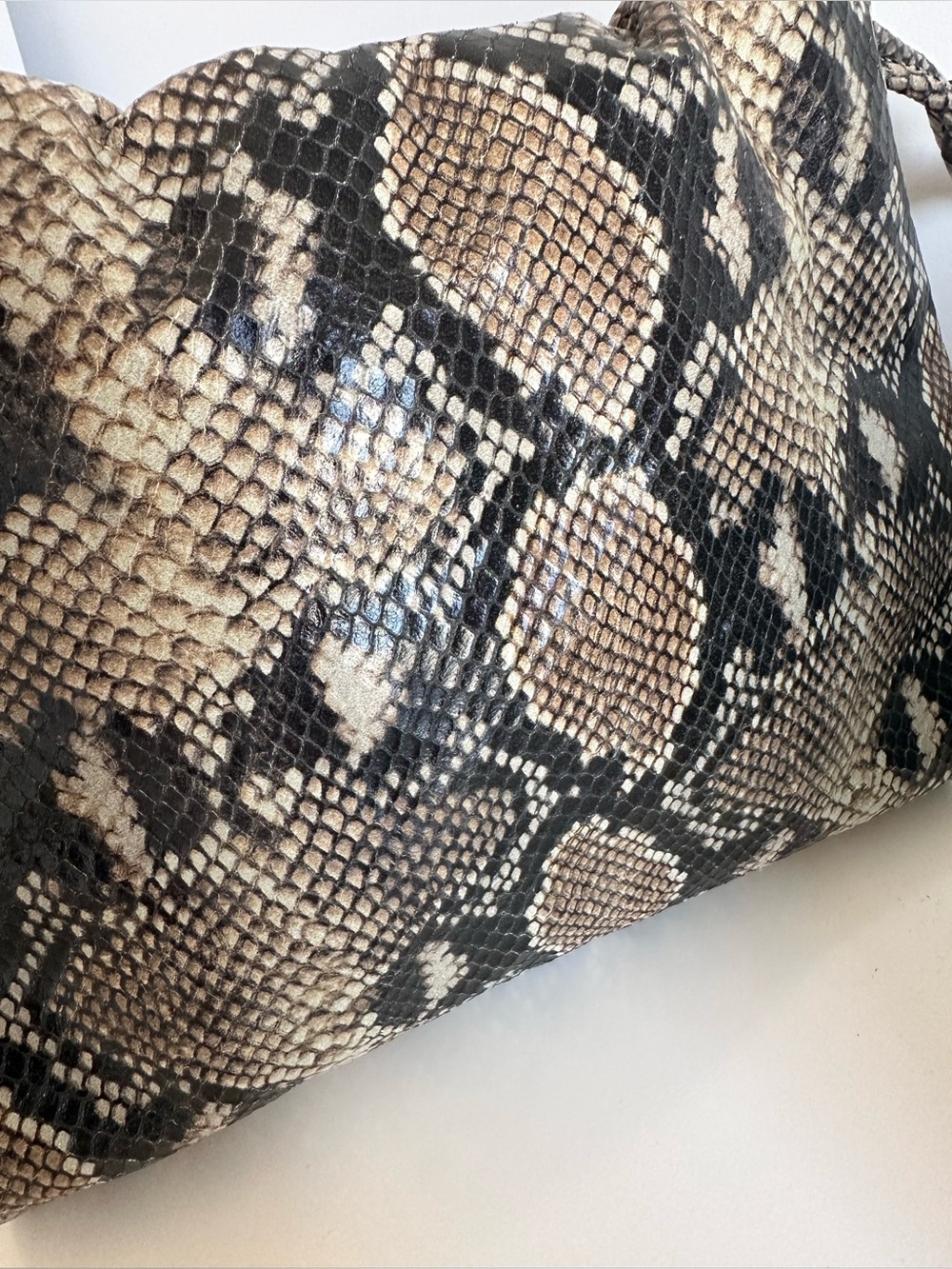 COS Mini Cavatelli Leather Clutch Crossbody Bag - Snake - Picture 8 of 12
